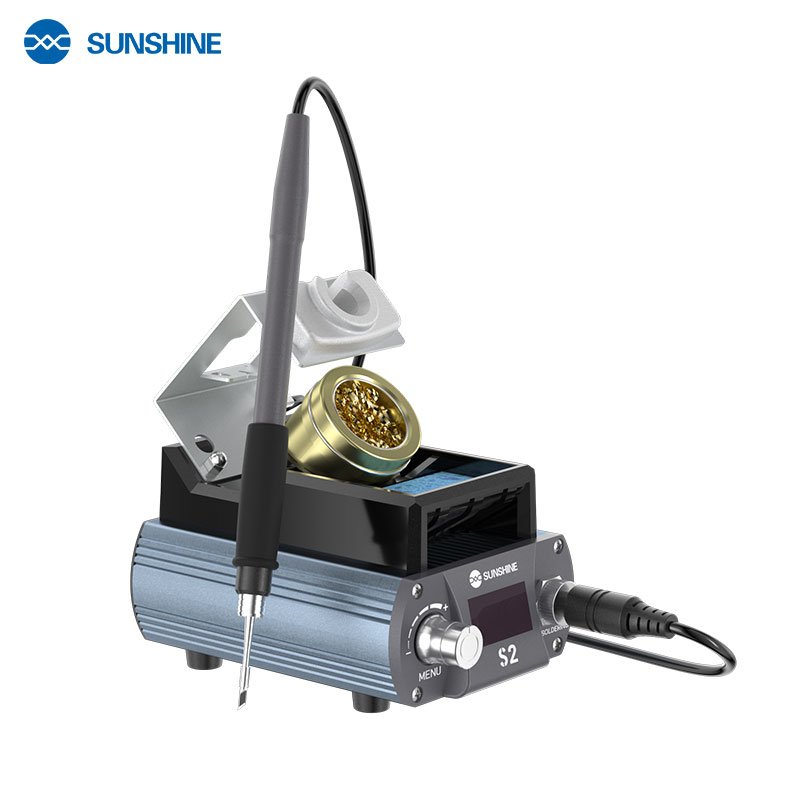 Sunshine S2 Heating Soldering Station Universal C210 Series Soldering Iron Tips for Mobile Phone Motherboard PCB Repair