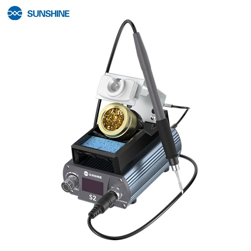 Sunshine S2 Heating Soldering Station Universal C210 Series Soldering Iron Tips for Mobile Phone Motherboard PCB Repair