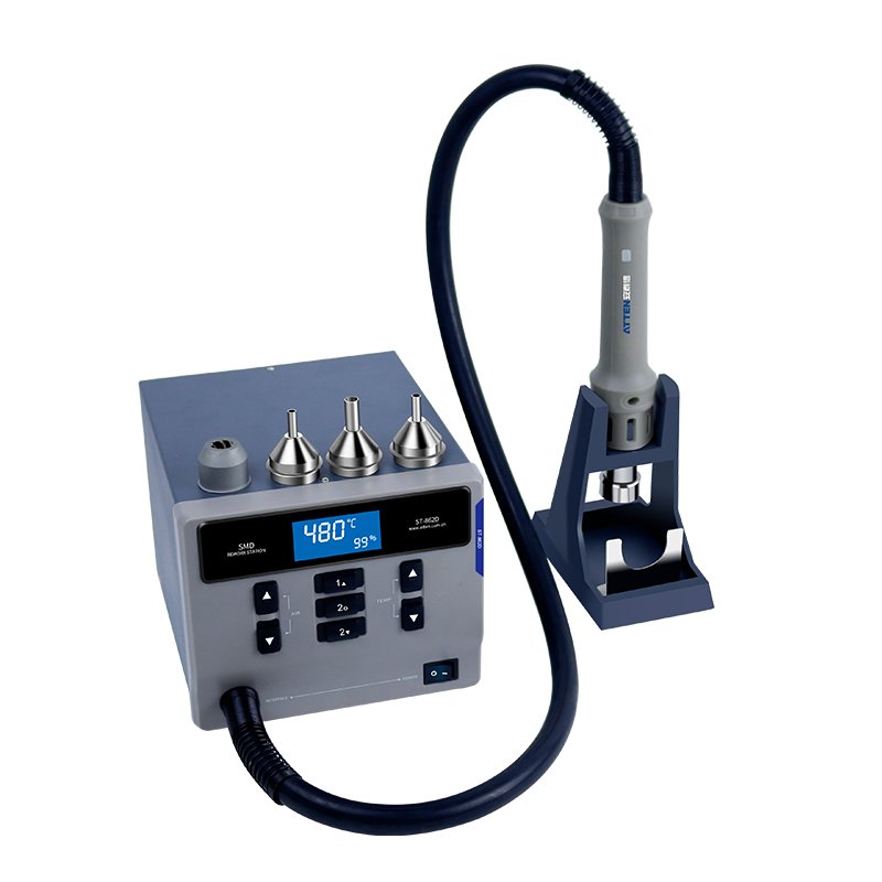 ATTEN Best 1000W ST862D Hot Air Rework Station Similar 861DW Hot Air Rework Station Welding Manipulator Mobile Phone Repair 4pcs
