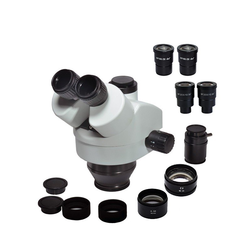 3.5X-180X continuous zoom HD trinocular stereo microscope for mobile phone repair motherboard detection