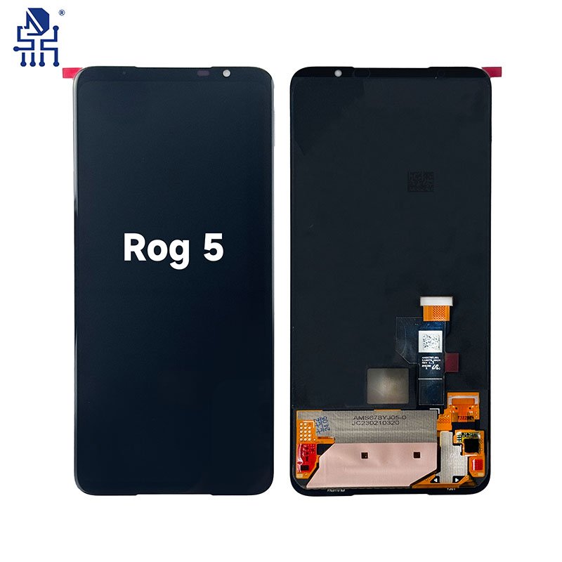 Original Mobile Phone LCD Screen For ASUS ROG 2 3 LCD Screen Touch Panel Complete Assembly For ASUS ROG 4 5 6 Mobile LCD Screen