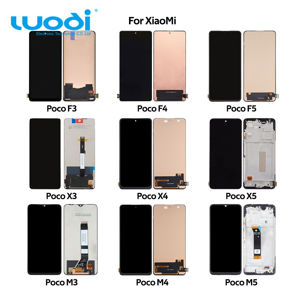 Wholesale High Quality Lcd Screen Display Lcds Mobile Phone Display Screen Replacement For Xiaomi Poco Redmi Mi Note 5 6 7 8 9s