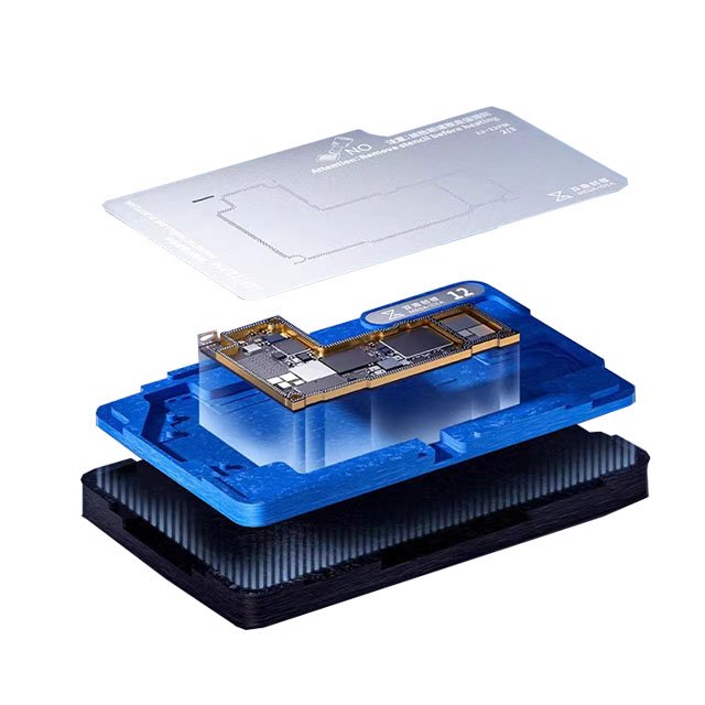 Qianli 4 in 1 BGA Reballing Stencil Kit for iPhone12 13 Pro max Motherboard Middle Frame Planting Layer Tin Reballing Platform