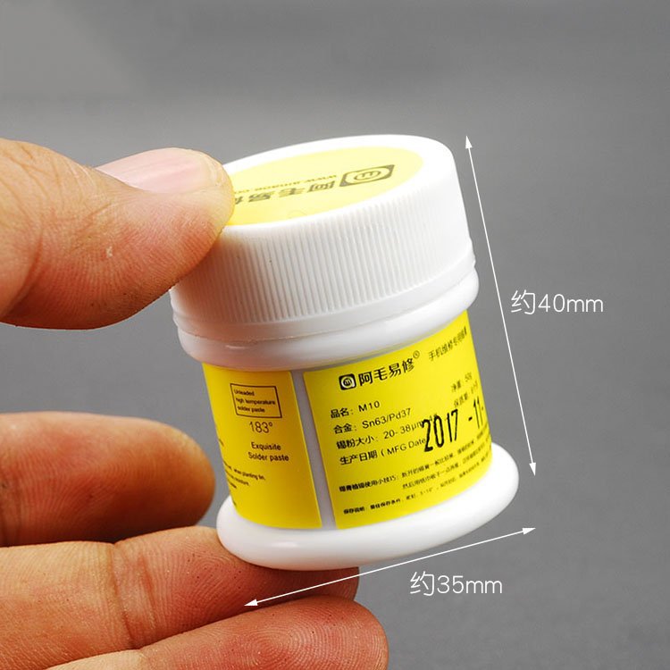 M11 Lead-Free/Low 50g Temperatur 138 Tin BGA Reballing Soldering Welding Repair Solder Paste For Phone Motherboard Flying Line