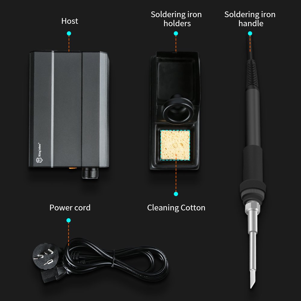 Professional Digital 60W Soldering Iron Station Mobile Phone Motherboard Repair Equipment Portable Rework Station
