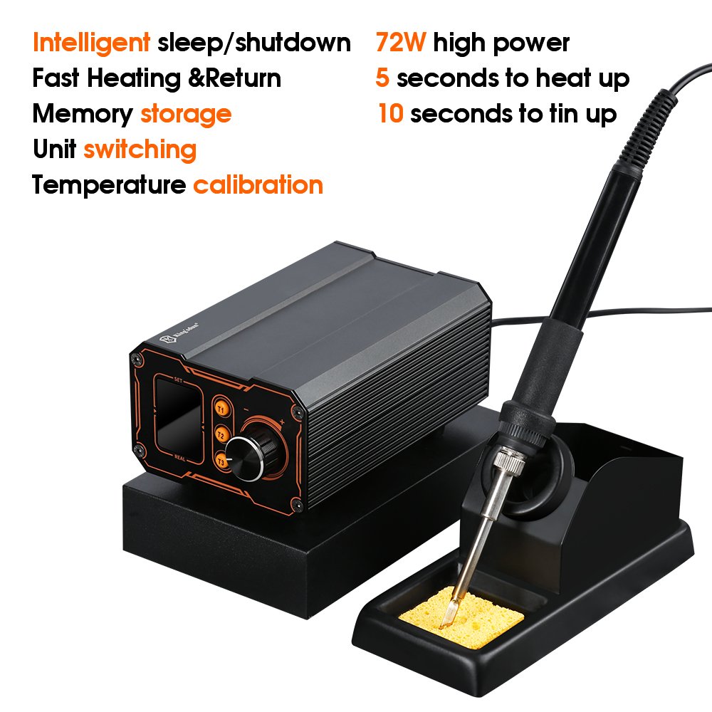 Professional Digital 60W Soldering Iron Station Mobile Phone Motherboard Repair Equipment Portable Rework Station