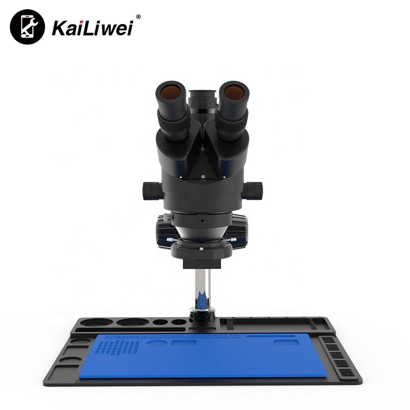 kailiwei 38MP HDMI-compatible Trinocular Stereo 3.5-90X Synchronous zoom mobile phone repair Microscope