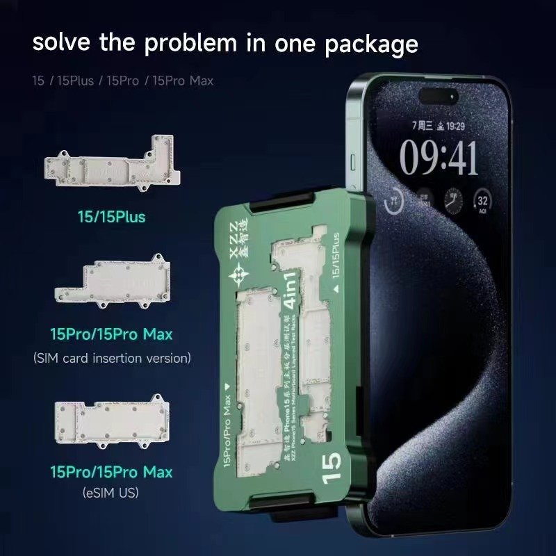XZZ iSocket Tester Fixture For iPhone 15 Series Main Board Repair Mobile Phone Motherboard Layered Testing Fixture Tool
