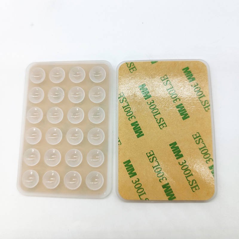 New thicker version silicone suction cup strong sucker customized 24 square single grain factory spot high quality mobile phones