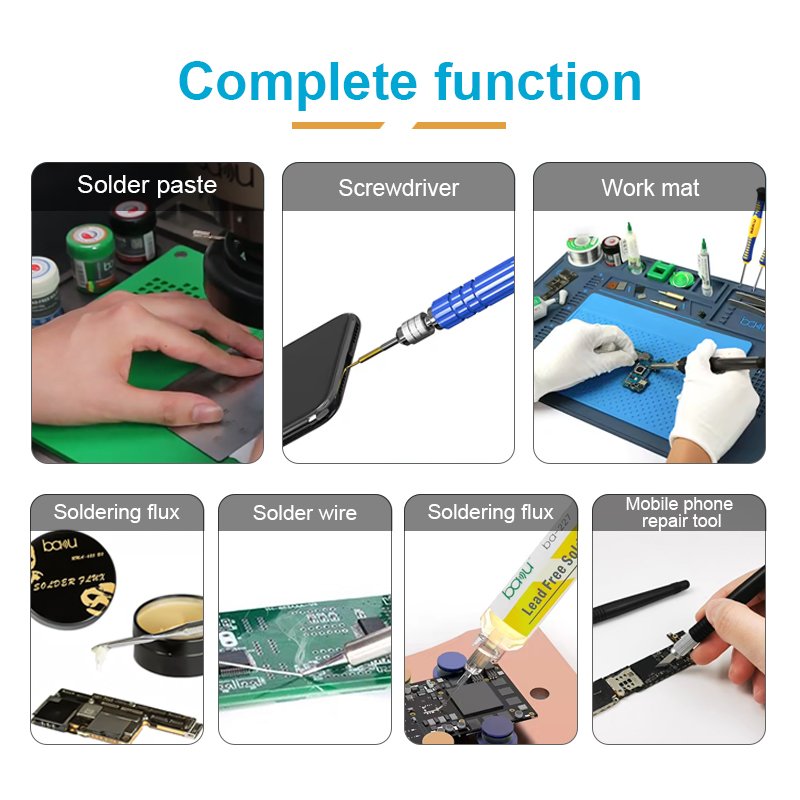 Baku Mobile Phone Repair Tools Easy Disassembly Lead Free Smd Solder Paste