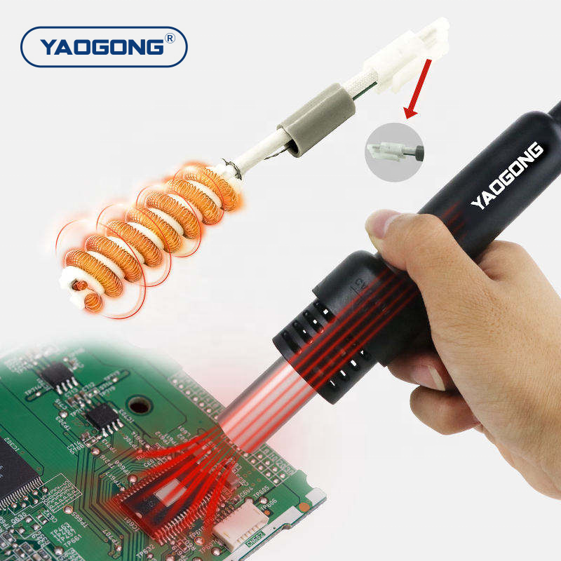 YAOGONG 852D+ Adjustable Temperature Smart Thermostat Mobile Phone Motherboard Repair Tool Hot Air Desoldering Station Heat Gun