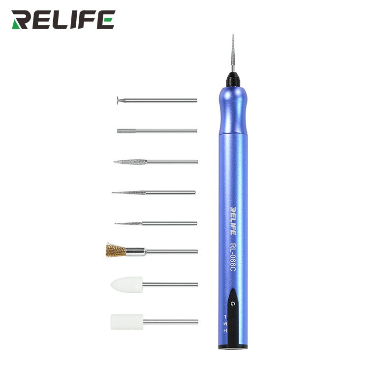 Wholesale RELIFE RL-068C Smart Rechargeable Sanding Tool Polishing Pen For Mobile Phone Repair