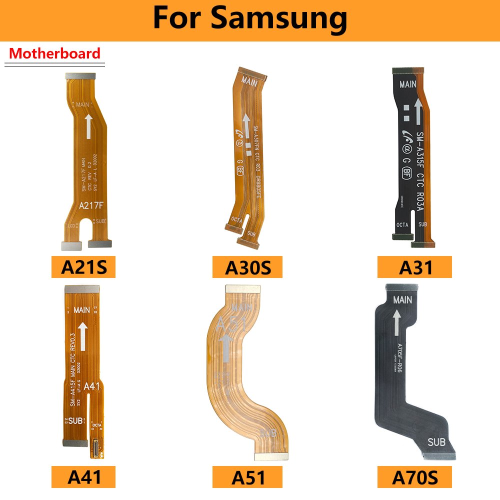 Motherboard Main Board Connector Board Flex Cable For Samsung Galaxy A10S A20S A30S A40S A50S A60S A70S A31 A41 A51 A71 A21S
