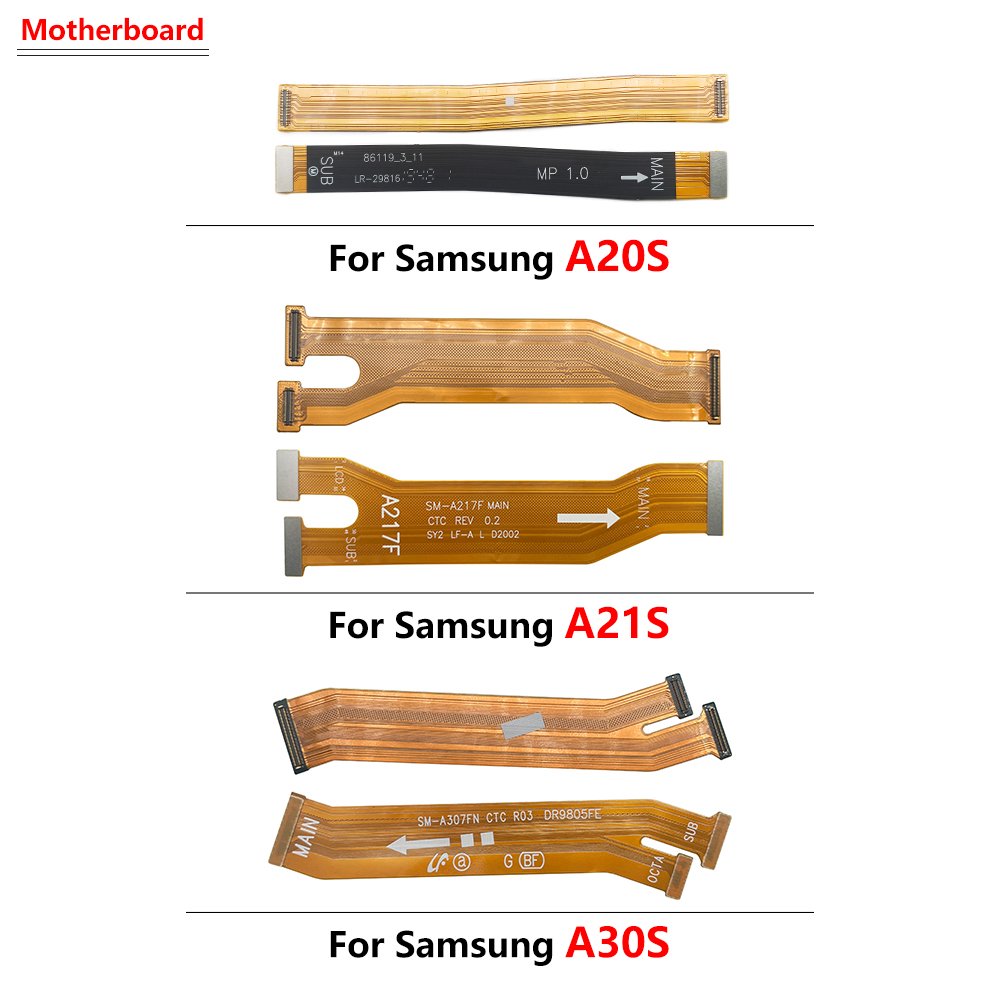 Motherboard Main Board Connector Board Flex Cable For Samsung Galaxy A10S A20S A30S A40S A50S A60S A70S A31 A41 A51 A71 A21S