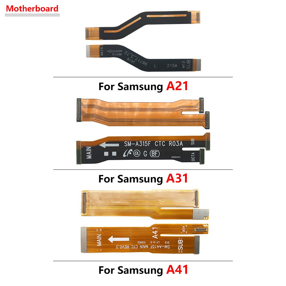 Motherboard Main Board Connector Board Flex Cable For Samsung Galaxy A10S A20S A30S A40S A50S A60S A70S A31 A41 A51 A71 A21S