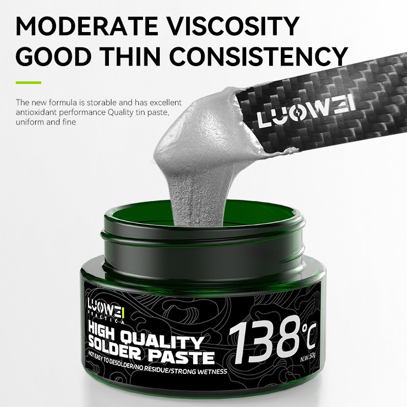LUOWEI LW-SP1 High quality Solder paste For Mobile Repair 138/158/183/217 Low, medium and high temperature solder paste