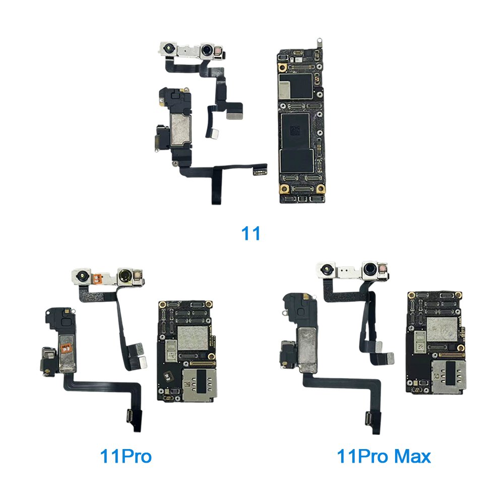 Original Unlocked Mobile Phone Motherboard Free Icloud X Xr Xs Max 11 12 13 14 Pro Max Logic Board With Face Id For Iphone