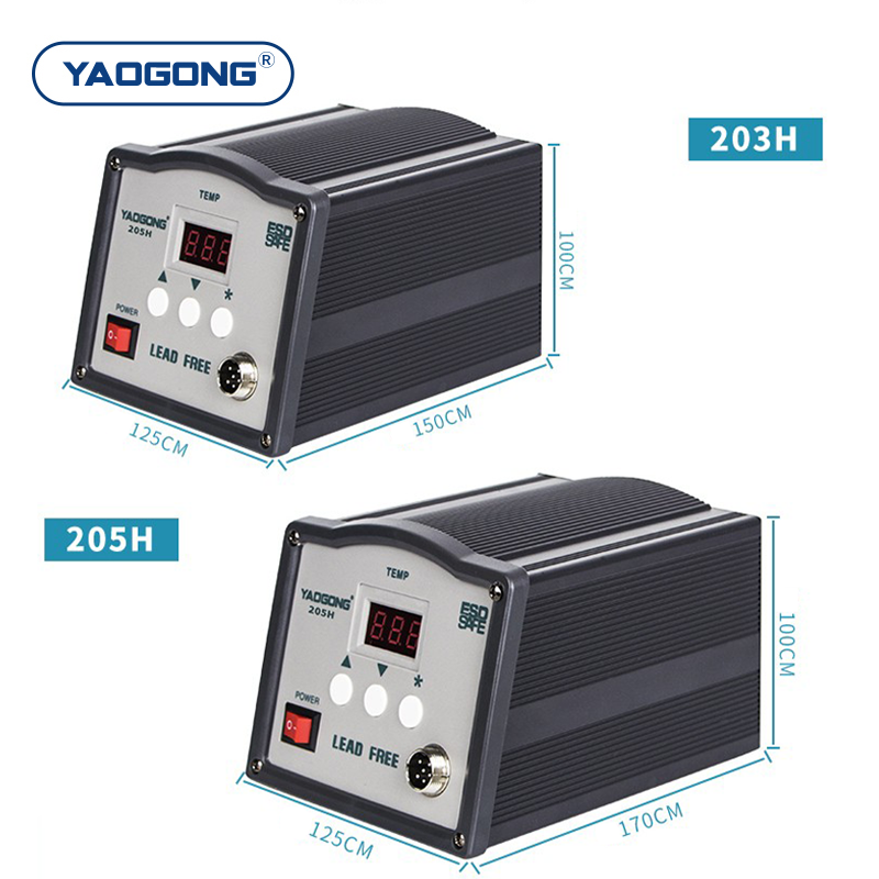 YAOGONG 205H 150W 250W High Frequency Thermostat Laptop Motherboard Smart Phone Mobile Repair Tools Equipment Soldering Station