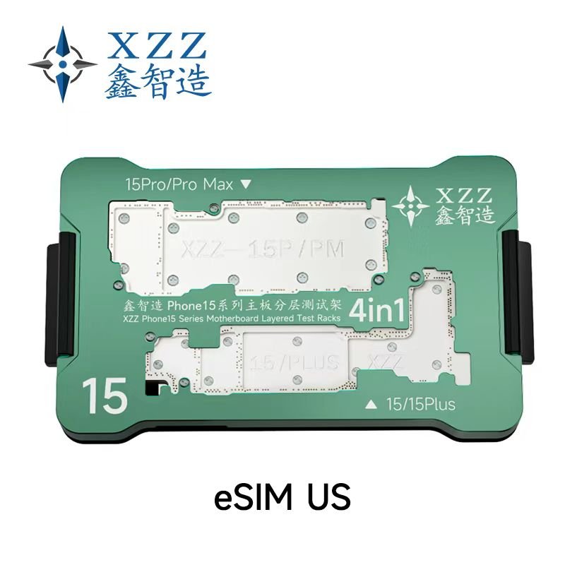 Xinzhizao XZZ 4in1 iSocket Tester Fixture untuk for iPhone 15 seri bingkai ganda fungsi fitting lapisan tengah Motherboard alat