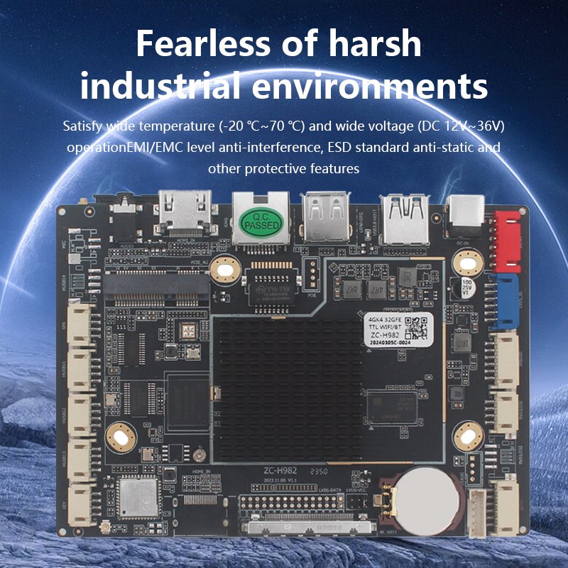 H982 GPS 3G 4G 5G RK3566 RK3568 Motherboard Android 11.0 Smart TV Board Android 7.1 Core Main Board