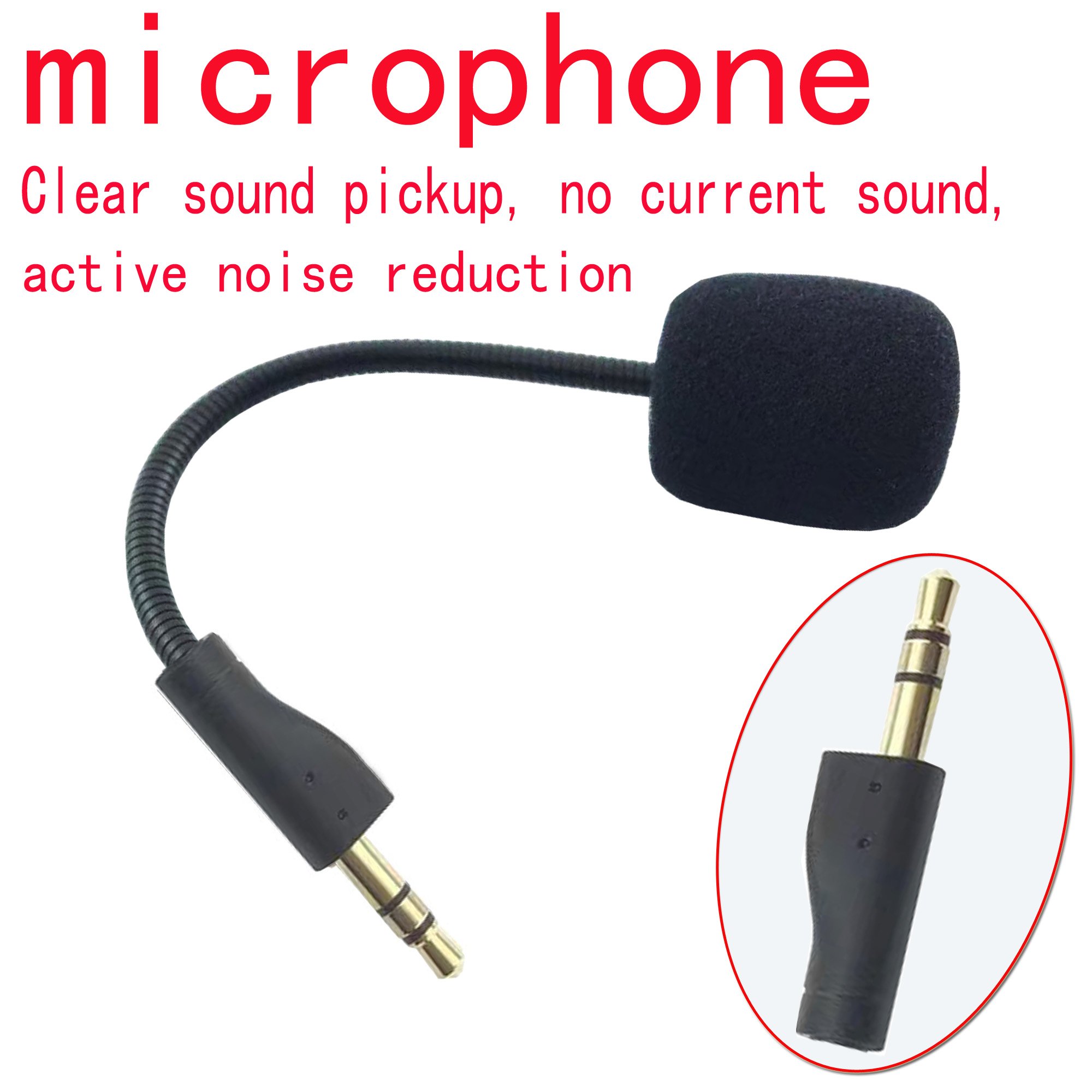 Suitable for Logitech gaming wired headset detachable microphone noise reduction straw G PRO X7.1 G Pro Steelseries Arctis1 1.0