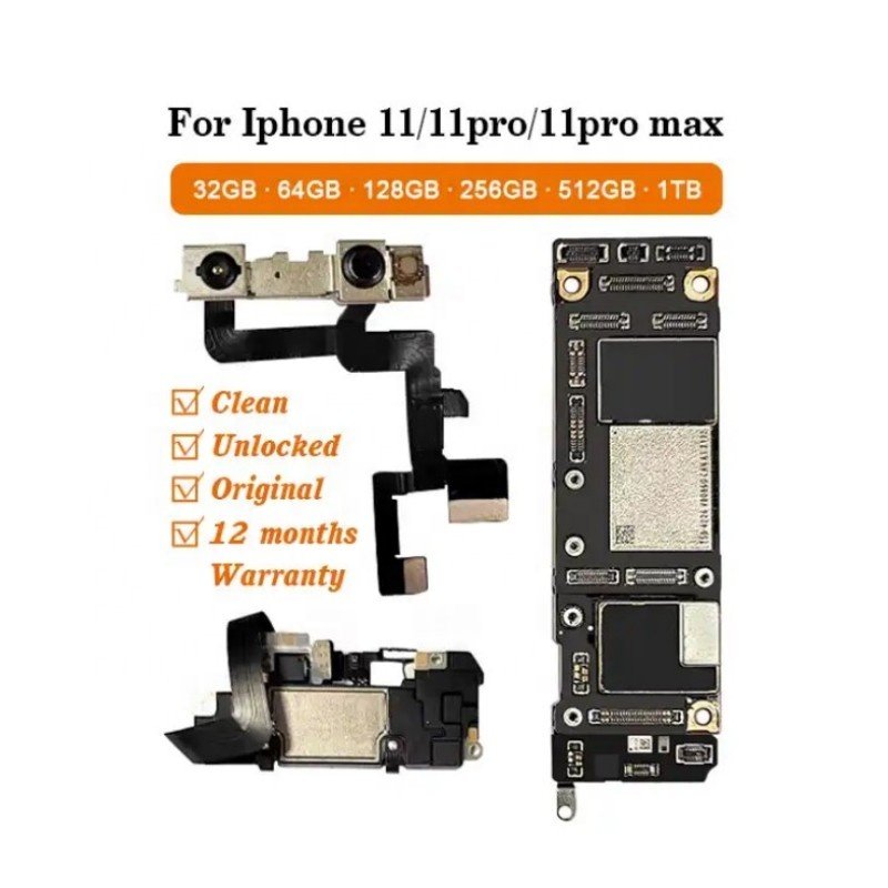 11 11p 11pm Original Motherboards with Face ID Mobile Phone Motherboard for iPhone