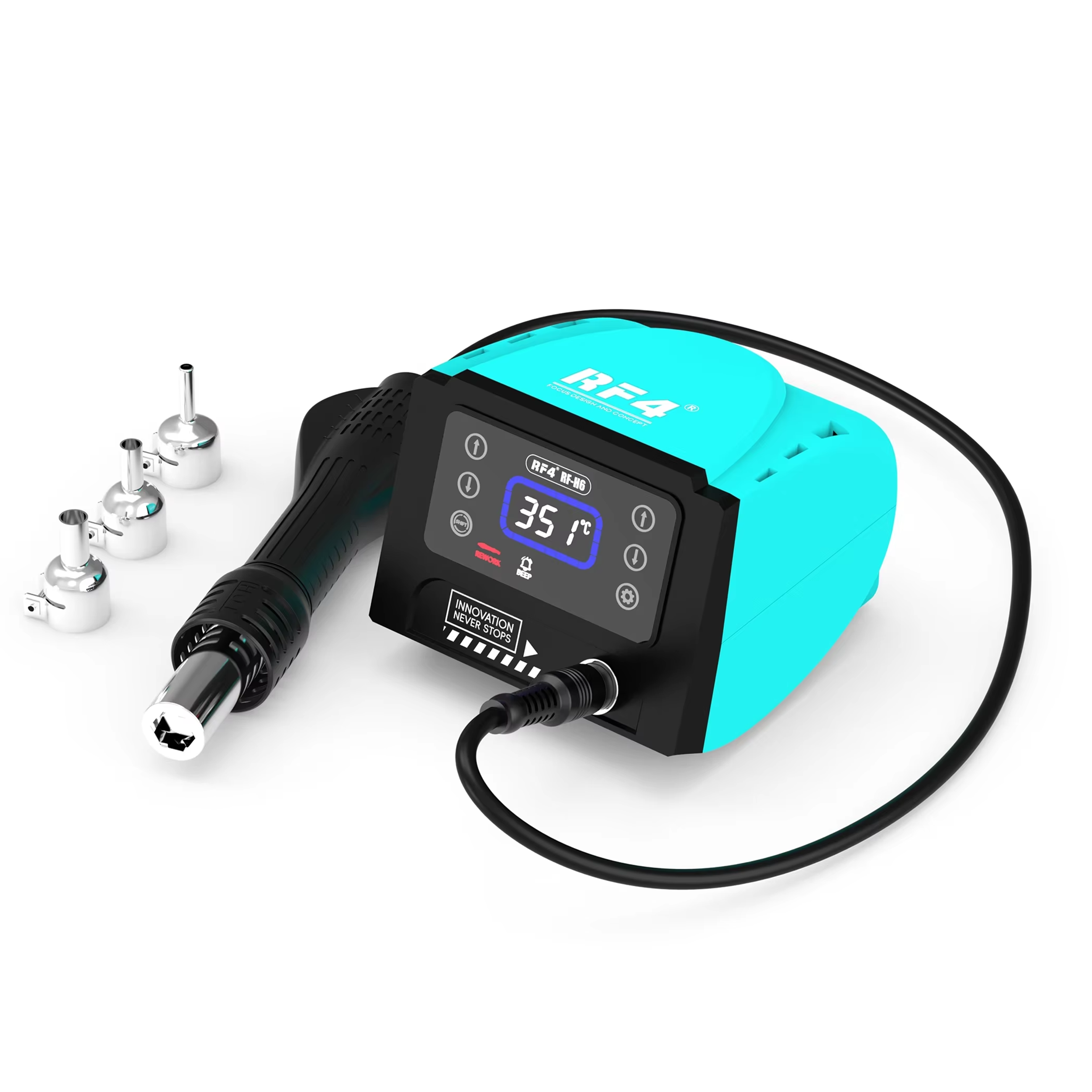 RF4 RF-H6 600W Hot Air Gun Repair Disassembly Soldering Station For Mobile Phone BGA Chips Motherboard Blow Welding Tools