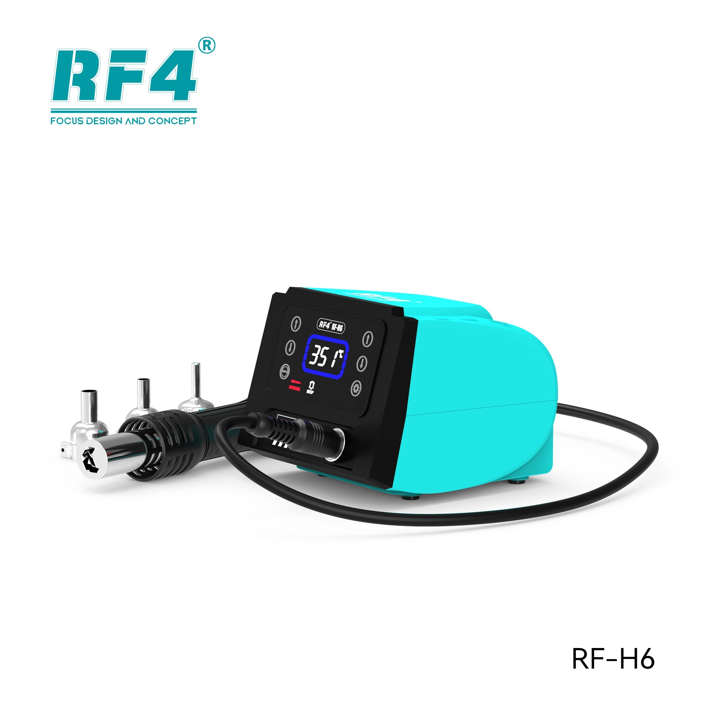 RF4 RF-H6 600W Hot Air Gun Repair Disassembly Soldering Station For Mobile Phone BGA Chips Motherboard Blow Welding Tools