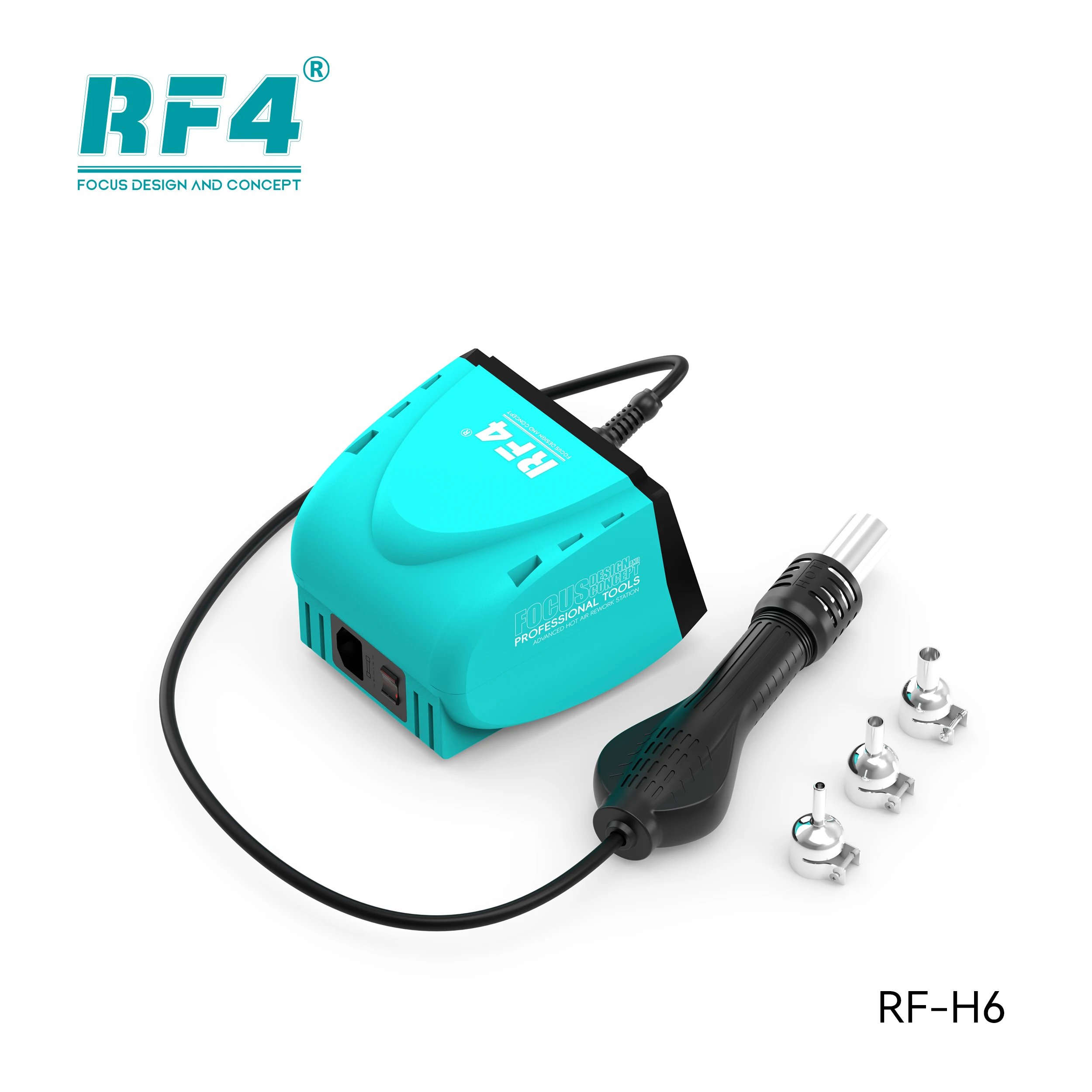 RF4 RF-H6 600W Hot Air Gun Repair Disassembly Soldering Station For Mobile Phone BGA Chips Motherboard Blow Welding Tools