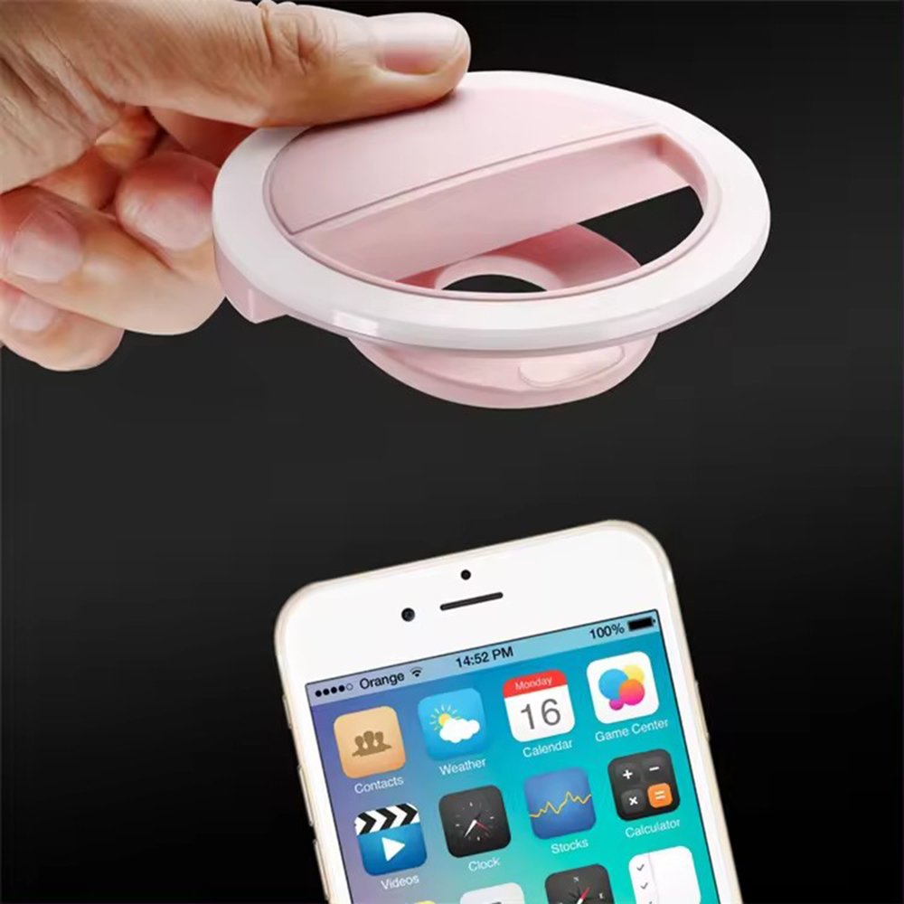 mobile phone accessories portable LED ring mini fill light selfie flash ring light lighting for phone