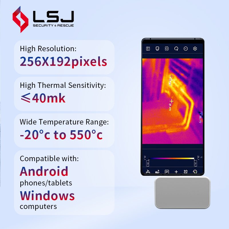 Good High Resolution 256*192 Android Thermal Imaging Camera Electronic Motherboard Scanner