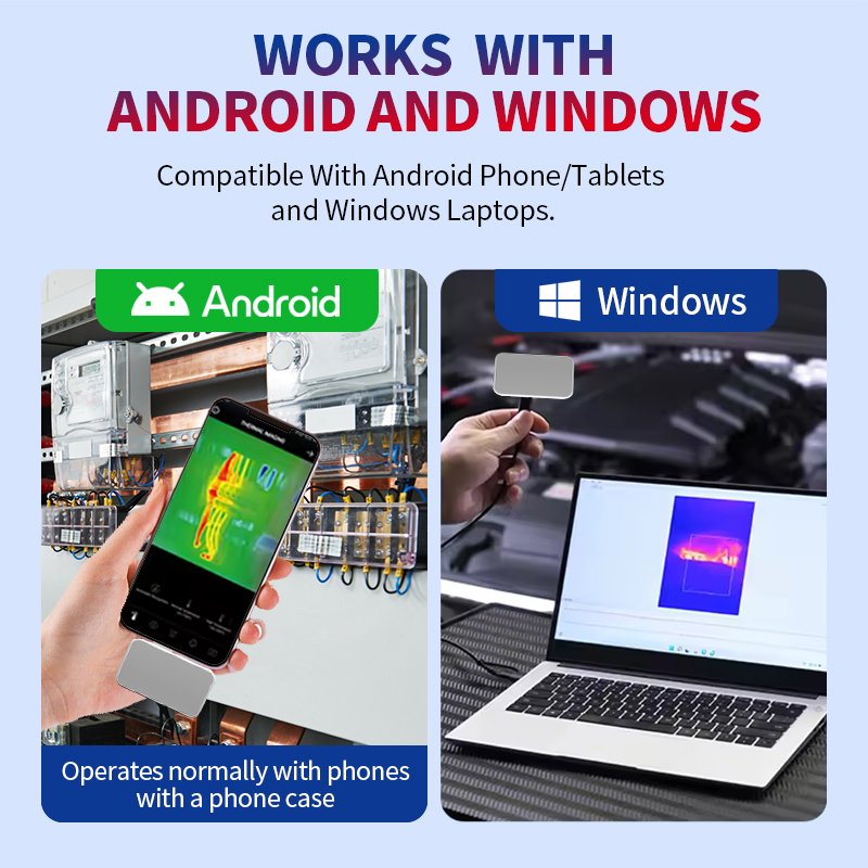 Good High Resolution 256*192 Android Thermal Imaging Camera Electronic Motherboard Scanner