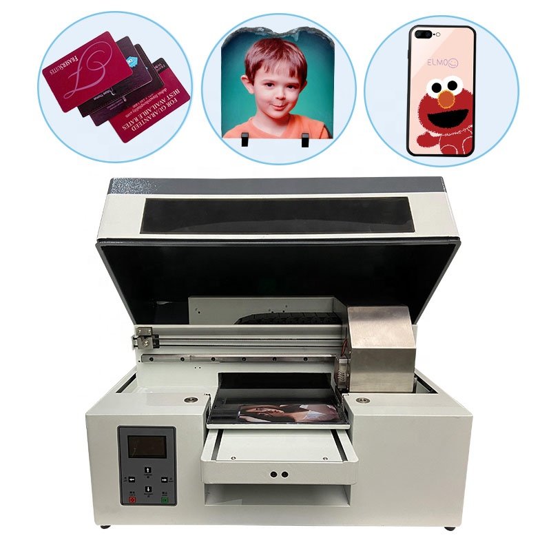 Newest Small UV LED Flatbed Printer Support Mobile App Phone Case Imprimante UV A4