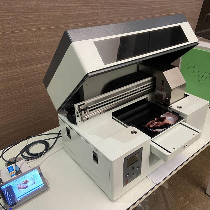 Newest Small UV LED Flatbed Printer Support Mobile App Phone Case Imprimante UV A4