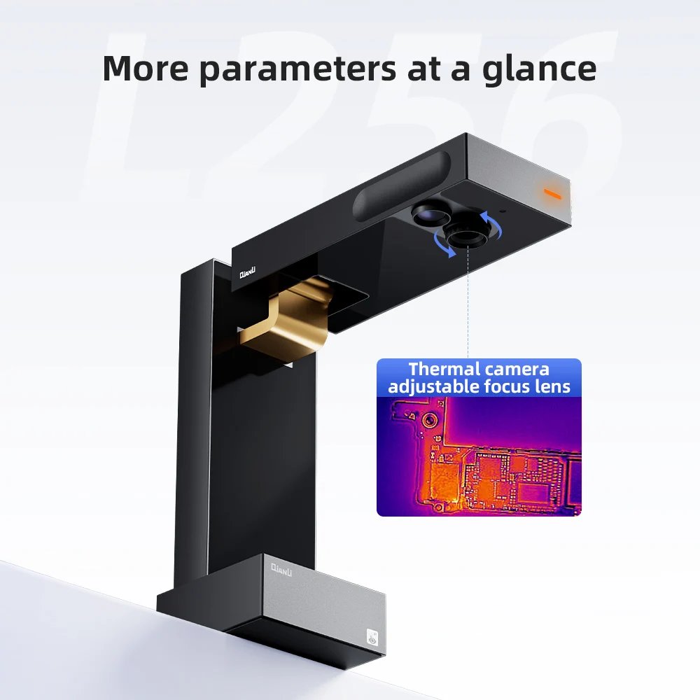 Qianli L256 iStele Fordable Infrared Analyzer 3D Thermal Camera For Phone PCB Circuit Leakage Detection Thermal Test Imager