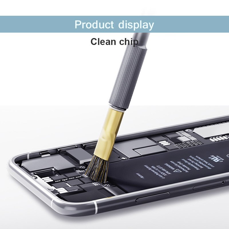 Qianli 012 iHilt Low Gravity Center Steel Brush Fur Brush For PCB Motherboard Chip Cleaning Polishing Glue Removal Tool