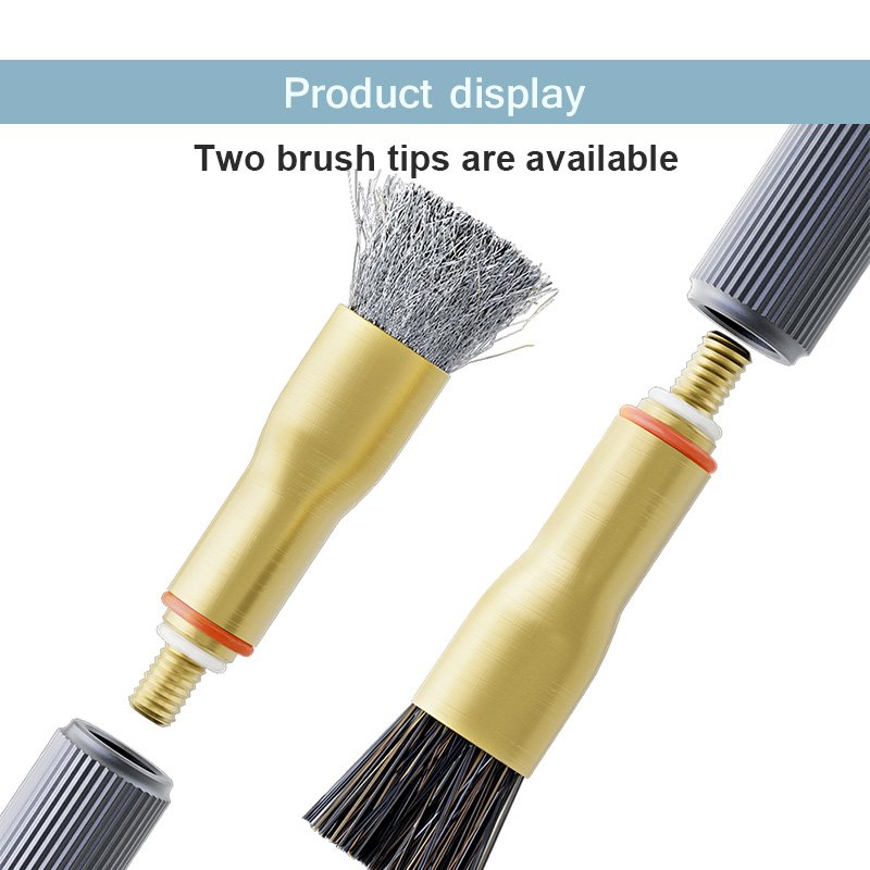 Qianli 012 iHilt Low Gravity Center Steel Brush Fur Brush For PCB Motherboard Chip Cleaning Polishing Glue Removal Tool