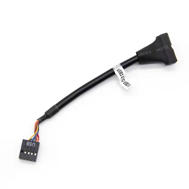 15cm USB 2.0 9 Pin Header Female to Motherboard USB 3.0 20 Pin Male Cable