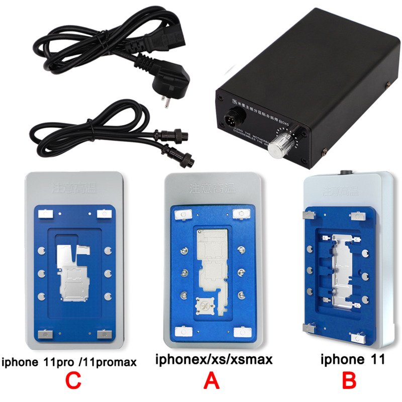 Mijing Motherboard Layered Desoldering Platform CH5 CH5-B CH5-C for iPhone X XS 12pro 11 Pro Max CPU CHIP Glue Removal Tool