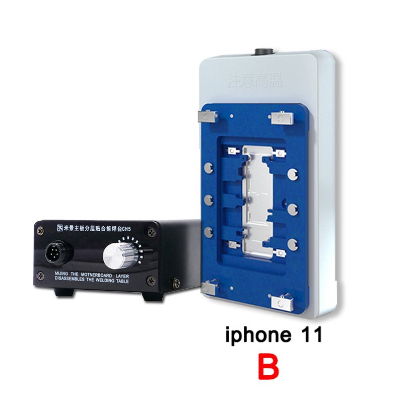 Mijing Motherboard Layered Desoldering Platform CH5 CH5-B CH5-C for iPhone X XS 12pro 11 Pro Max CPU CHIP Glue Removal Tool