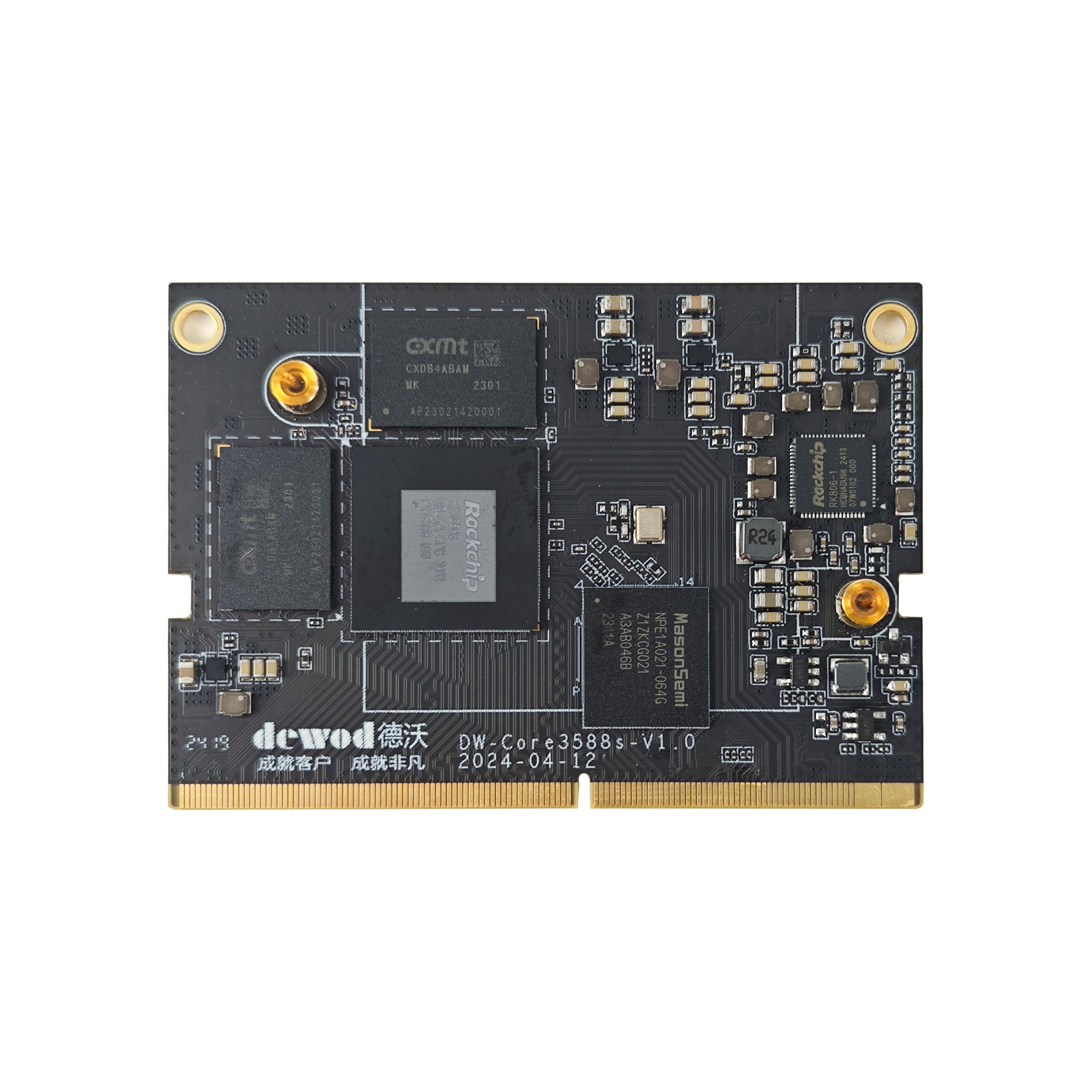 DEWO Manufacturer Universal Android TV Motherboard Industrial RK3568 Core Circle Android Display And Motherboard
