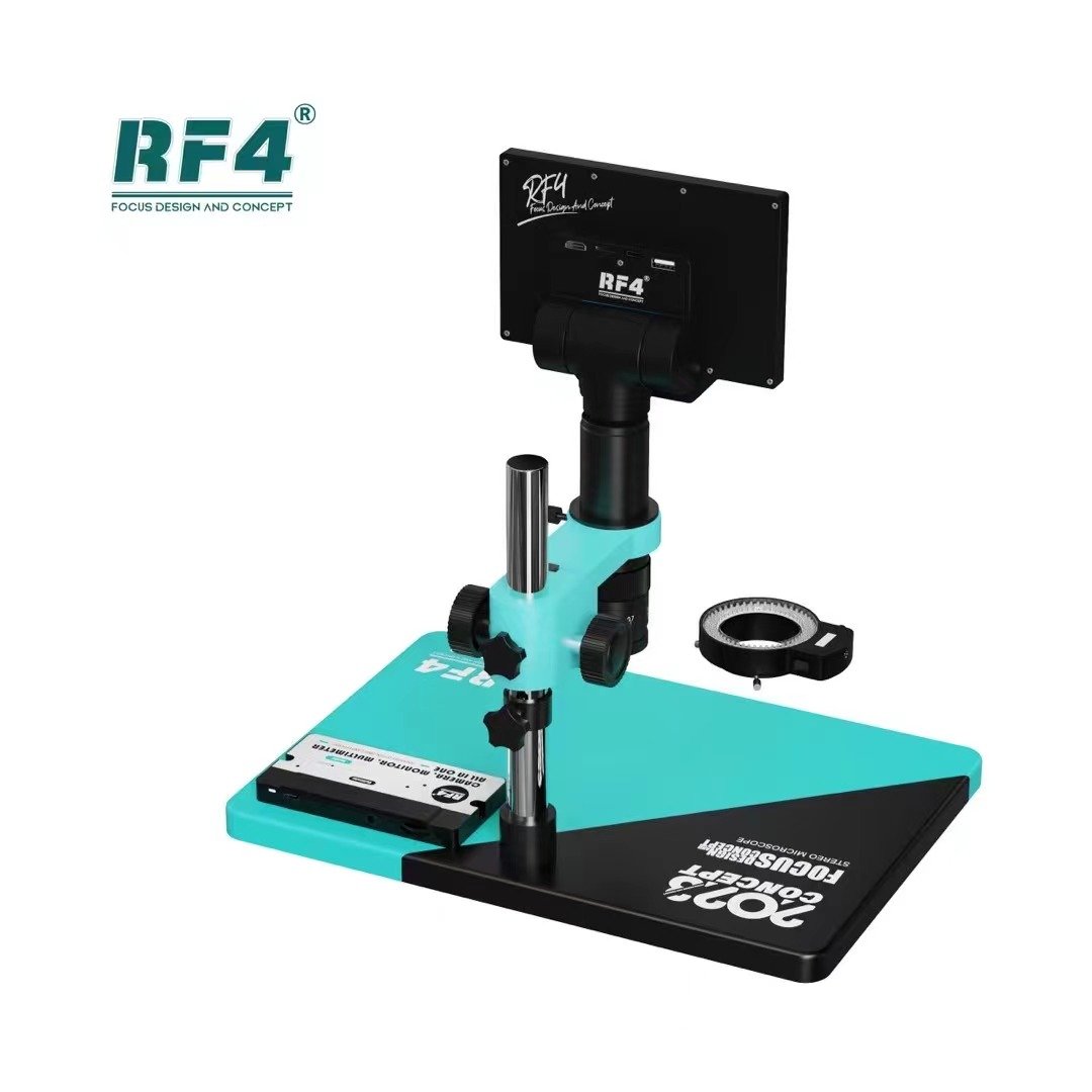 RF4 RF-50M 3 in1 mobile phone repair motherboard digital high-definition microscope multimeter spot welding repair BGA workbench