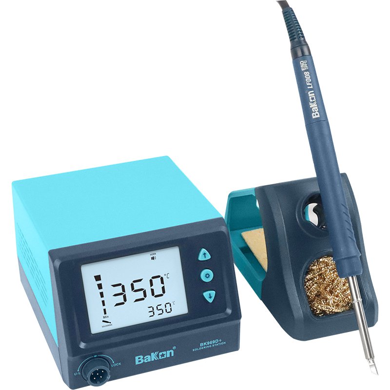 Bakon BK969D+ Customization Auto Sleep Function Password Lock Rework Tool Repair Equipment Soldering Iron Station T12 Heater