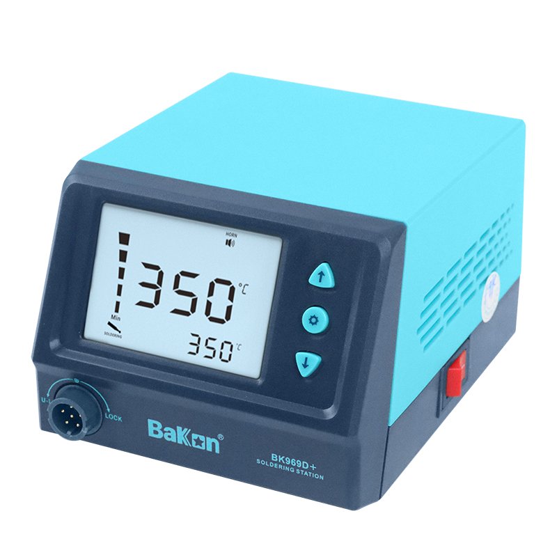 Bakon BK969D+ Customization Auto Sleep Function Password Lock Rework Tool Repair Equipment Soldering Iron Station T12 Heater