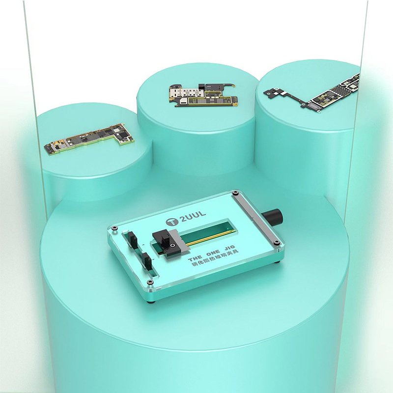 2UUL With Tempered Glass One Jig Fixture For PCB Motherboard Holder Phone IC NAND CPU Repair Prevent Damage Clamp
