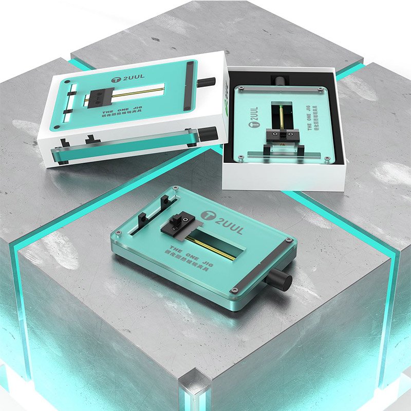 2UUL With Tempered Glass One Jig Fixture For PCB Motherboard Holder Phone IC NAND CPU Repair Prevent Damage Clamp