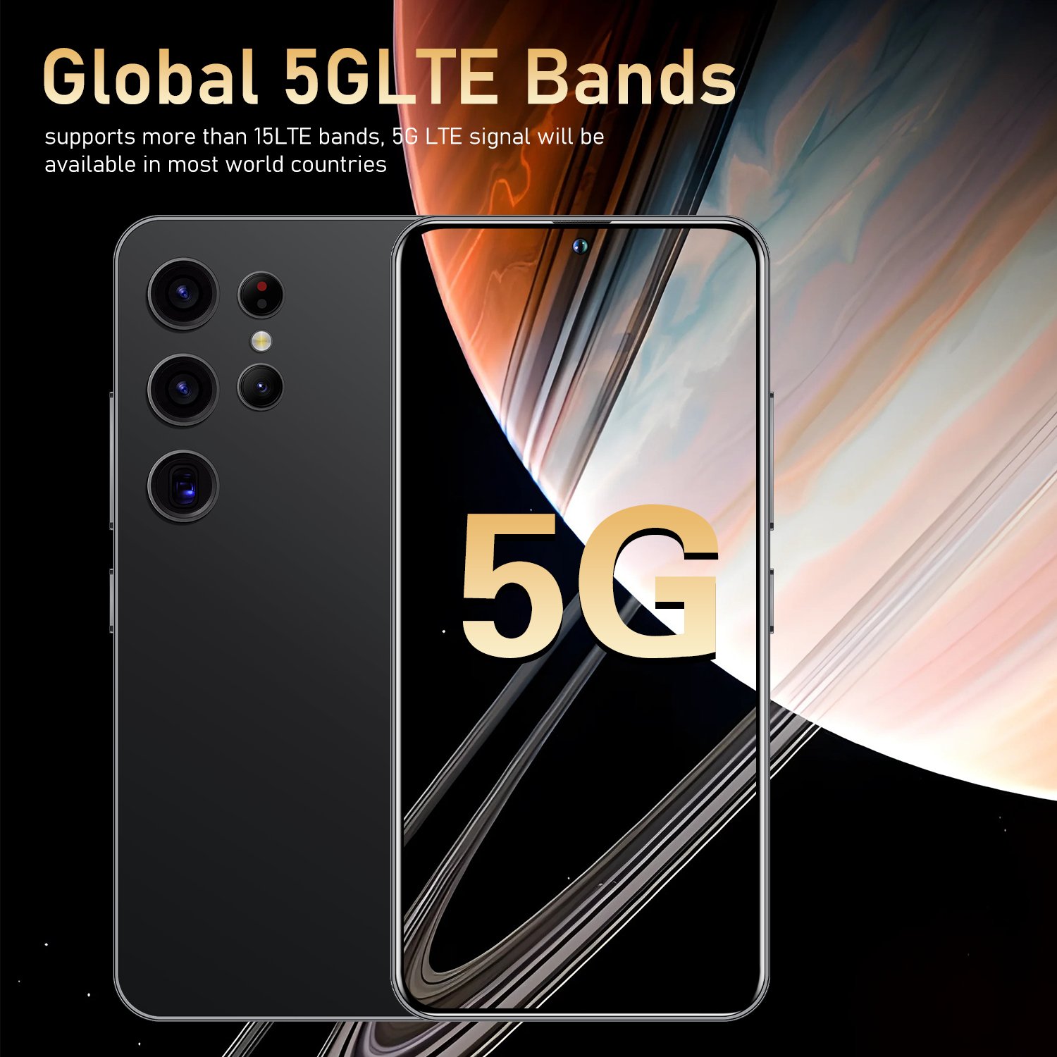 Hot Selling S24 ULTRA 7.2 Inch 16GB+1TB 48MP+108MP face unlock full Display Android 12 Cell Phone 5G Smartphone