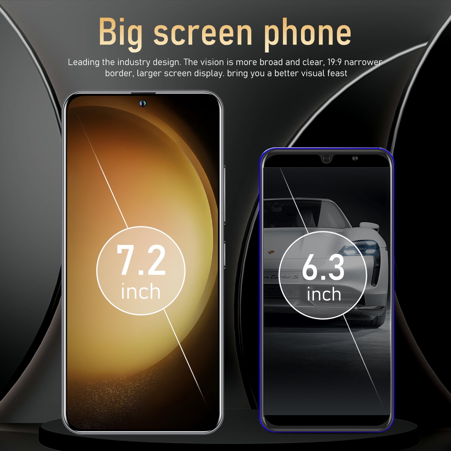 Hot Selling S24 ULTRA 7.2 Inch 16GB+1TB 48MP+108MP face unlock full Display Android 12 Cell Phone 5G Smartphone