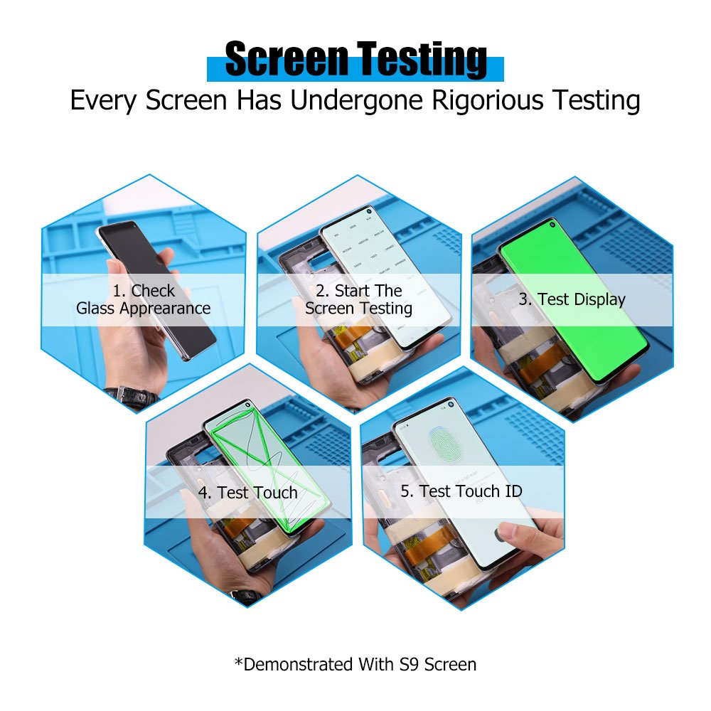 Elekworld OEM TFT OLED Mobile Phone LCDs With Frame For Samsung A50 A50S A51 A51 5G LCD Touch Screen AMOLED Display Replacement