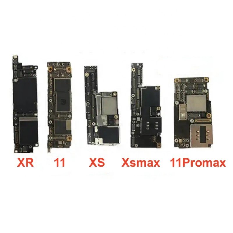 Original Unlocked Mainboard with Face ID Logic Board for iPhone 11 12 13 Pro Max All Tested Good Mobile Phone Motherboard